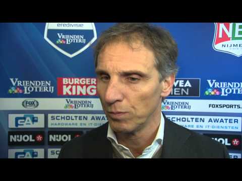 Reactie Anton Janssen na afloop van N.E.C. - Roda JC