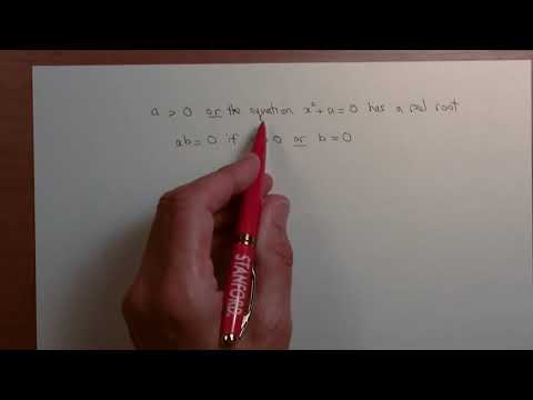 Introduction to Mathematical Thinking 1 2 Lecture 2   Logical Combinators 2755