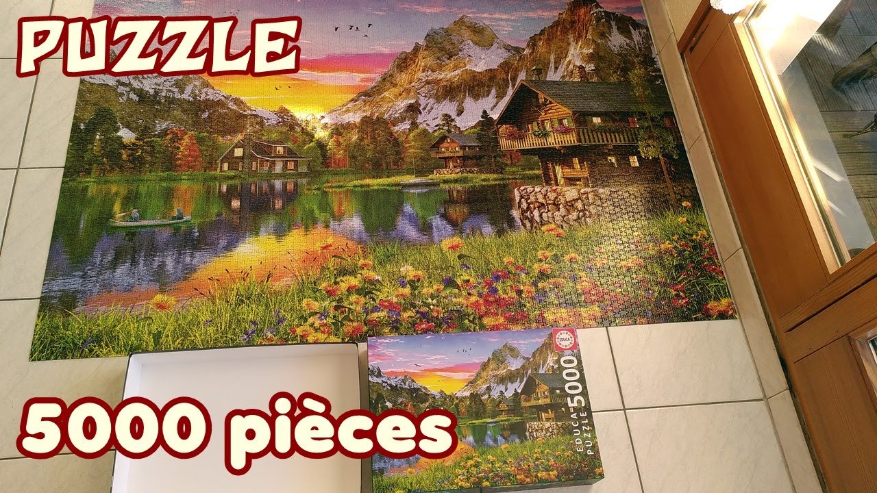 Étapes pour assembler ce puzzle de 5000 pièces + destruction