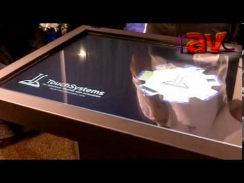 DSE 2013: TouchSystems Demos InspiraTouch 42in Touch Table