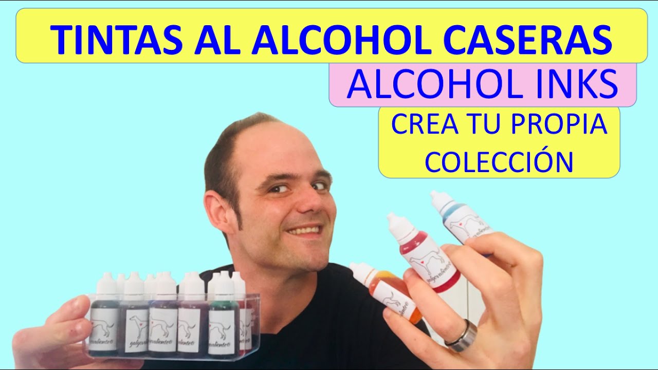 Tintas Caseras al ALCOHOL ▶ INK 🔥Cómo hacer Tinta en casa DIY🔥Hago mi propia colección