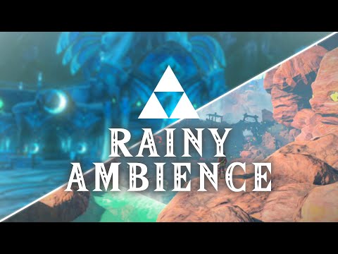 Zelda | Rainy TOTK Towns | Ambience [10 Hours]