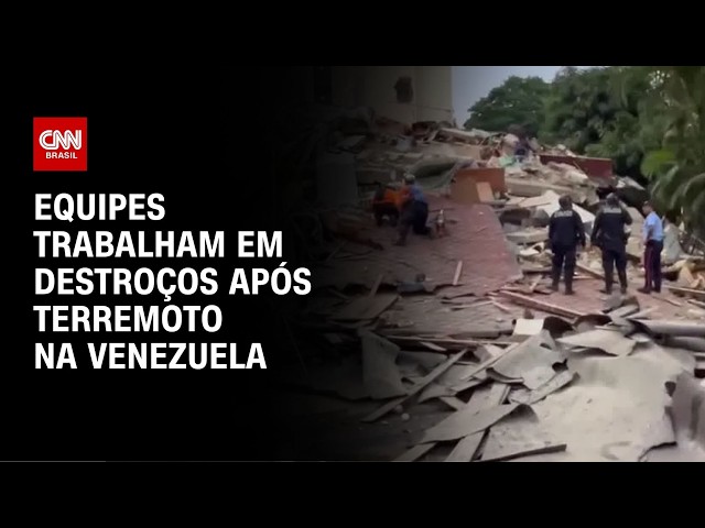 Terremoto na Venezuela: Equipes de resgate trabalham em destroços em Caracas | CNN 360º