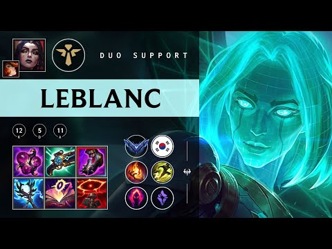 LeBlanc Support vs Rakan - KR Diamond Patch 25.24