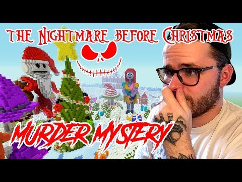 MURDER MYSTERY is BACK!! - Nightmare Before Christmas - (Minecraft XBOX)