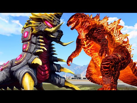 Monsters-Verse | Godzilla Fire vs Battra Larva - What If