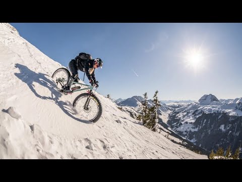 Traumhafte FATBIKE Tour am Schwarzkogel in den Kitzbüheler Alpen, herausfordernde Abfahrt #fatbike