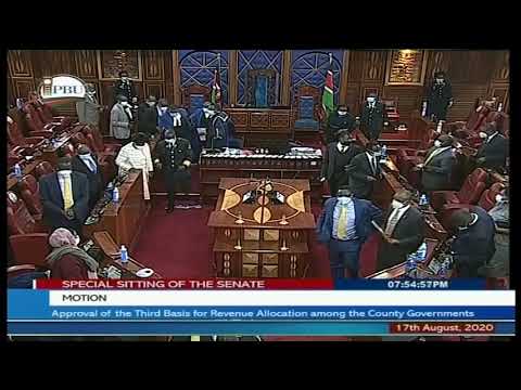 SENATE PROCEEDINGS, 17TH AUGUST, 2020 SPECIAL SITTING, AFTERNOON SESSION