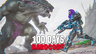 I Survived 100 Days Hardcore On Extinction | ARK Survival Evolved