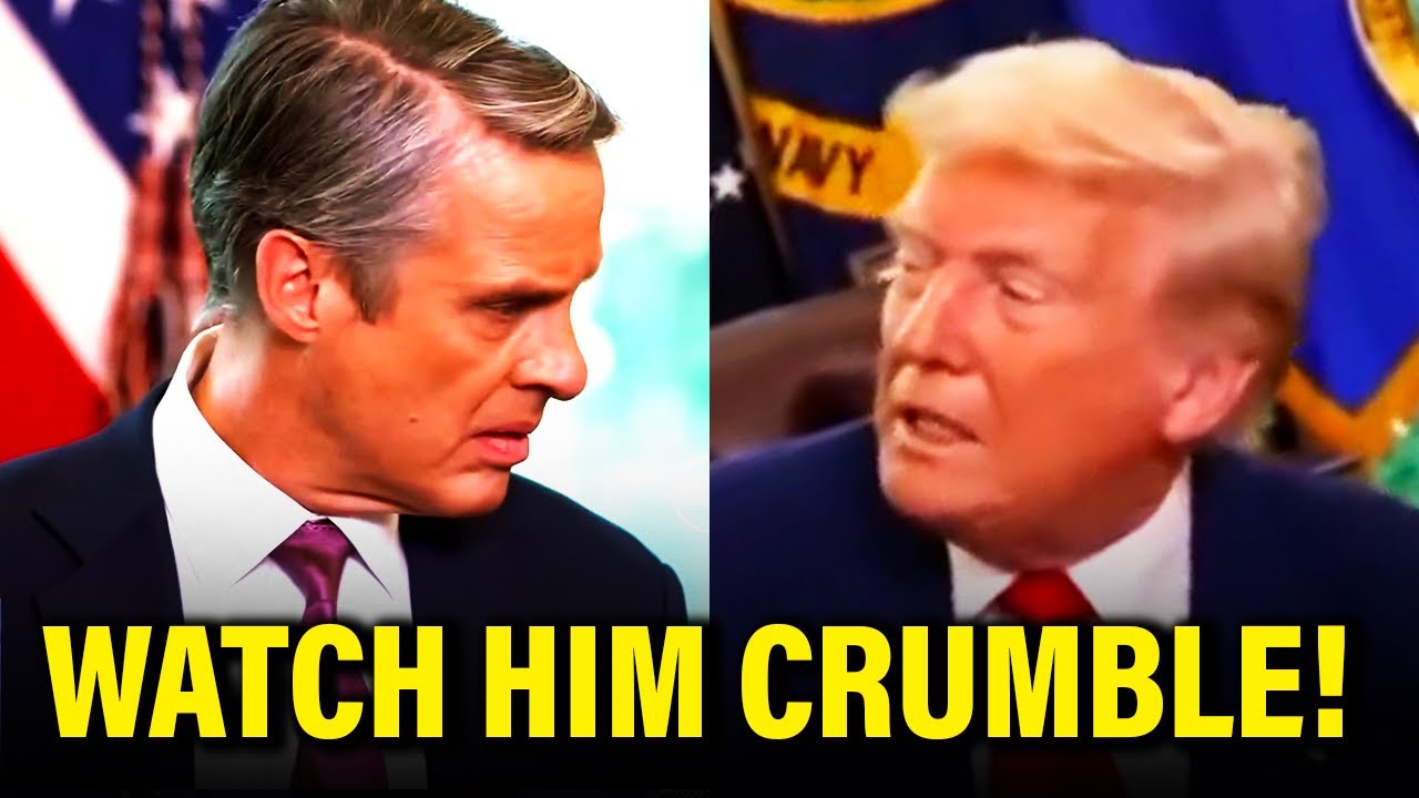 Trump THROWS TANTRUM on TV When Reporter STUMPS HIM