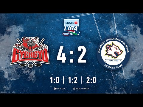 Gólösszefoglaló EL 81 - Gyergyói Hoki Klub - Budapest Jégkorong Akadémia HC 4-2 20221125