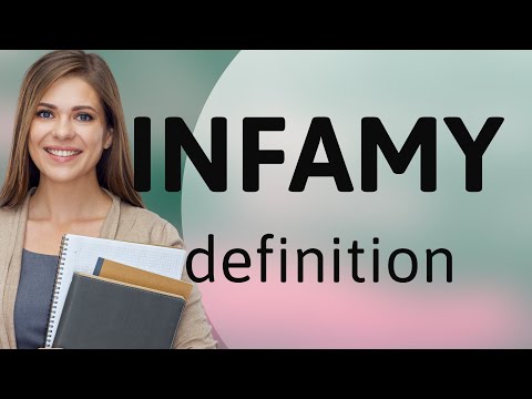 Infamy | INFAMY meaning