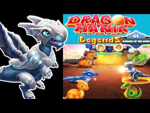 Dragon Mania Legends (Gameloft) : Defeating Toxic & Armored Dragon at Corner of the Gods (Quest 41)