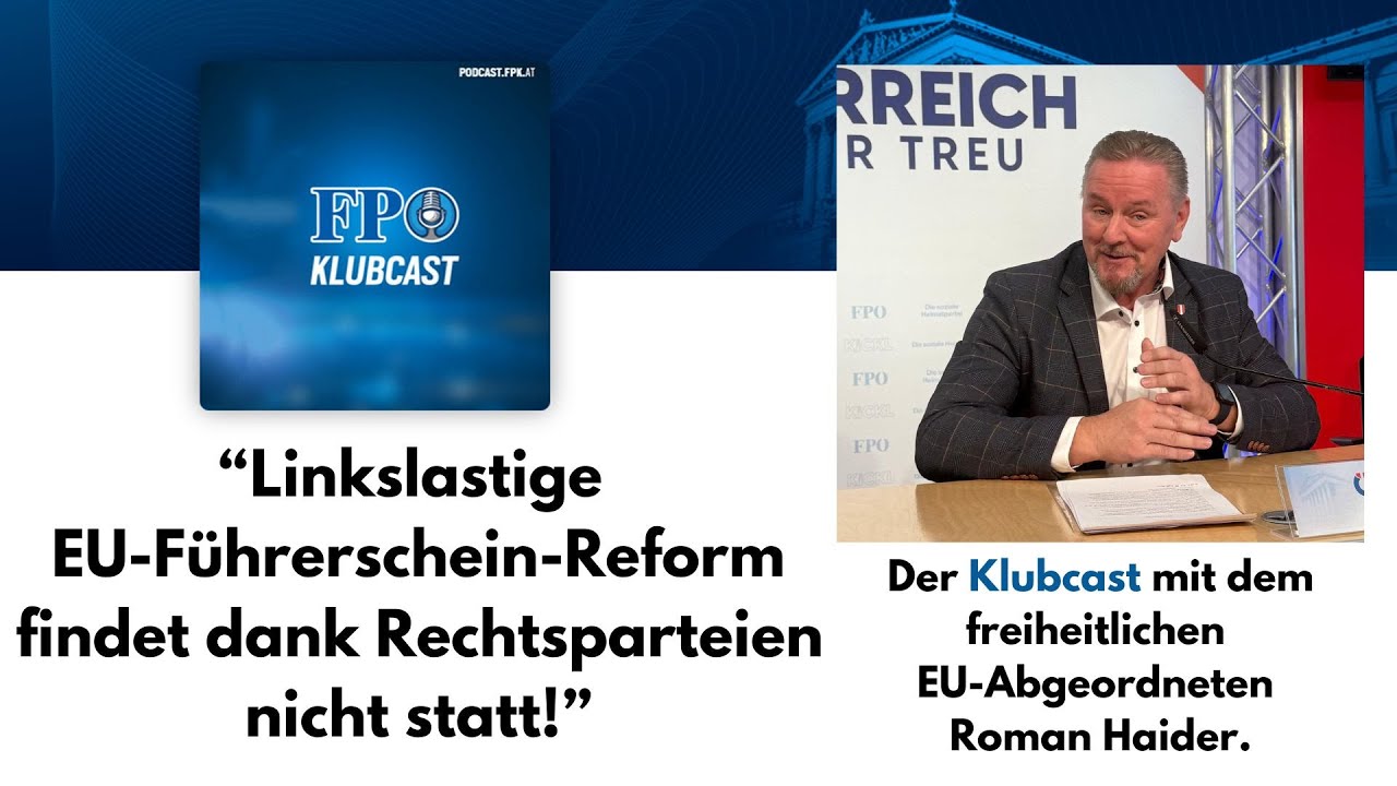 "Linkslastige EU-Führerschein-Reform findet dank Rechtsparteien nicht statt!"