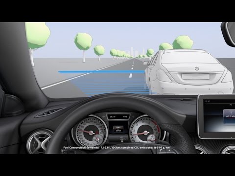 CLA Shooting Brake: COLLISION PREVENTION ASSIST PLUS - Mercedes-Benz original