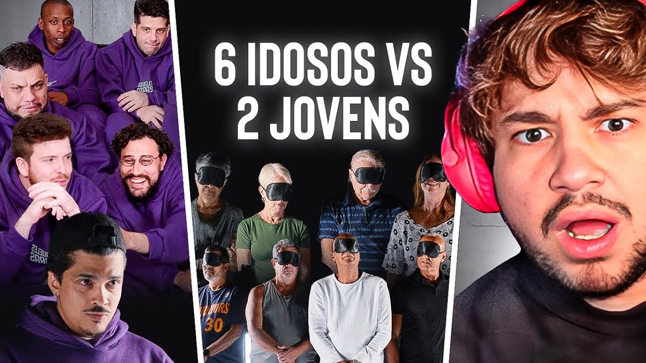 6 IDOSOS VS 2 JOVENS - React Aqueles Caras
