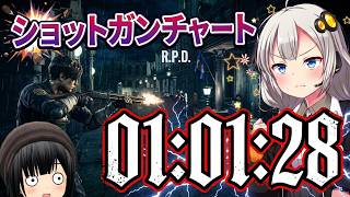 【steam版　BIOHAZARD2】レオン表TA　ショットガンチャート　01:01:28【無編集】