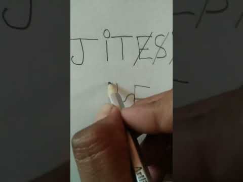 JITESH Logo Design #shorts #viral #logo #design #youtubeshorts #viralshort #trending#jitesh#ytshorts