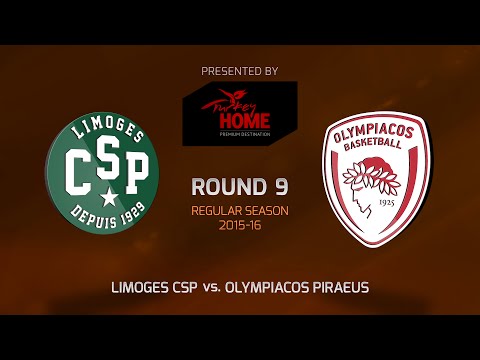 Highlights: RS Round 9, Limoges CSP 67-76 Olympiacos Piraeus