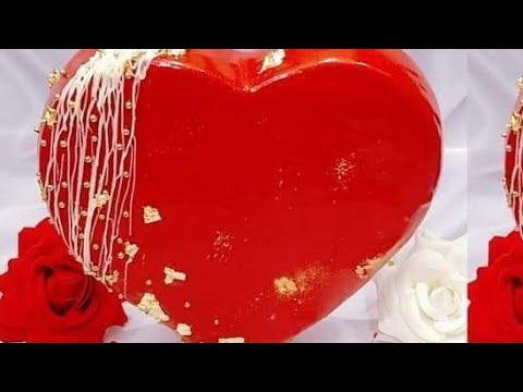 Heart Shape Vanilla Cake।।Easy Birthday Cake Recipe।।Best Sponge Cake For Birthday ।।Without Oven