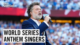 Anthem Singer Flubs 'O Canada' Lyrics at World Series! 🎤 | The Social