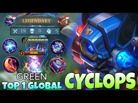 19 Kills! Hyper Cyclops Back On Meta | Top 1 Global Cyclops | Cyclops Best Build 2022 | Mlbb