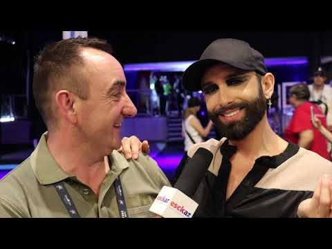 ESCKAZ in Tel Aviv: Interview with Conchita Wurst (Austria) - 2014 Winner