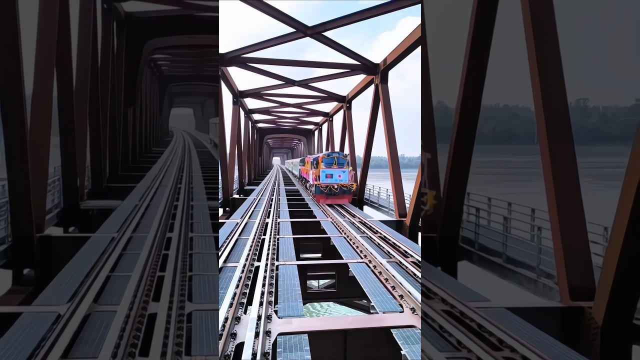 120 km/h Test Run 🇧🇩 Jamuna Railway Bridge - Bangladesh Edit - যমুনা রেল সেতু