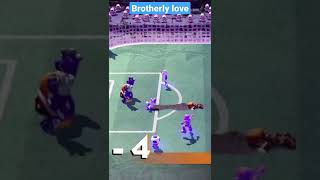 brotherly love - luigi tackles mario hard - mario strikers battle league
