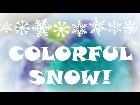 COLORFUL SNOW!