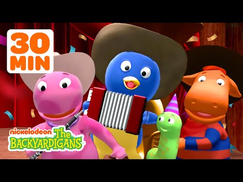 Pablo & Uniqua Celebrate a Worman Party! 🐛 w/ Tyrone | 30 Minute Compilation | The Backyardigans