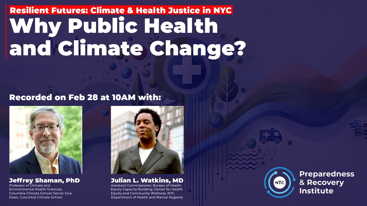 Resilient Futures: Why Public Health and Climate Change?