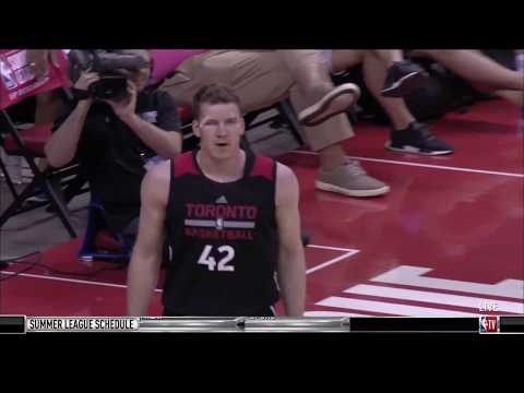 Raptors Summer League: Poeltl Attacks the Rim - July 8, 2017