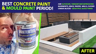 Best Concrete Paint - Zinsser Waterproof Paint For Outdoor Painting Concrete - Best Mould Paint