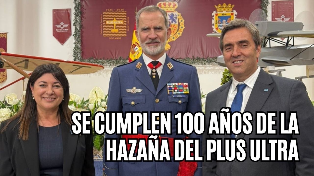 Leonardo Boto viajó a España por los 100 años del Plus Ultra