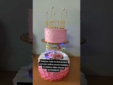 Designer cake on-line student work join online course ✅8275269012 #2023