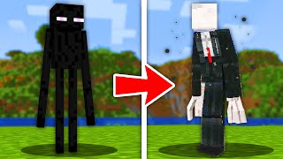 We remade every mob into creepypasta in minecraft