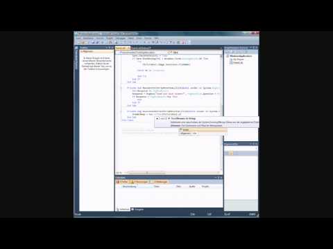 Visual Basic Tutorial Paint Programm