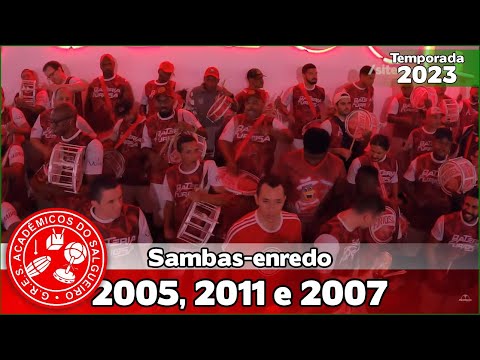 Salgueiro 2005, 2011 e 2007 | Sambas ao vivo no Salgueiro Convida #SC23