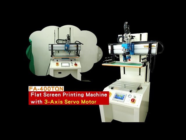 Screen Printing Machine with 3-Axis Servo Motor-FA-400TQN