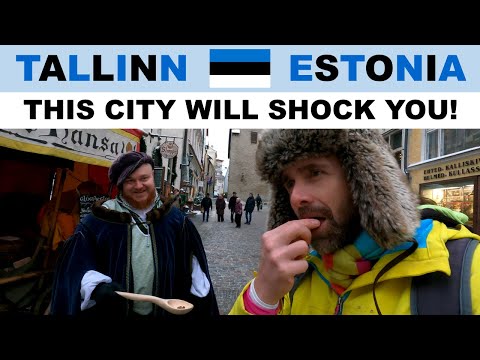A tour of TALLINN, Estonia - My Favourite City in the World!