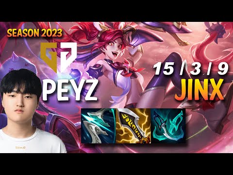 GEN Peyz JINX vs ZERI ADC - KR Ranked
