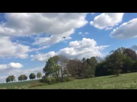 Erste Flugversuche mit der Relax II von Hype (Robbe Arcus II)