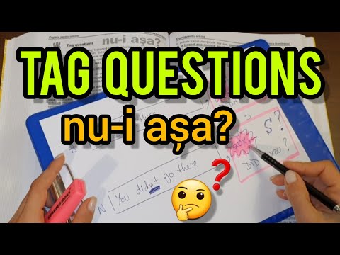 Lecţia # 268 – TAG Questions: întrebări de tipul “nu-i aşa?” – e plin de ele la examene 🎓