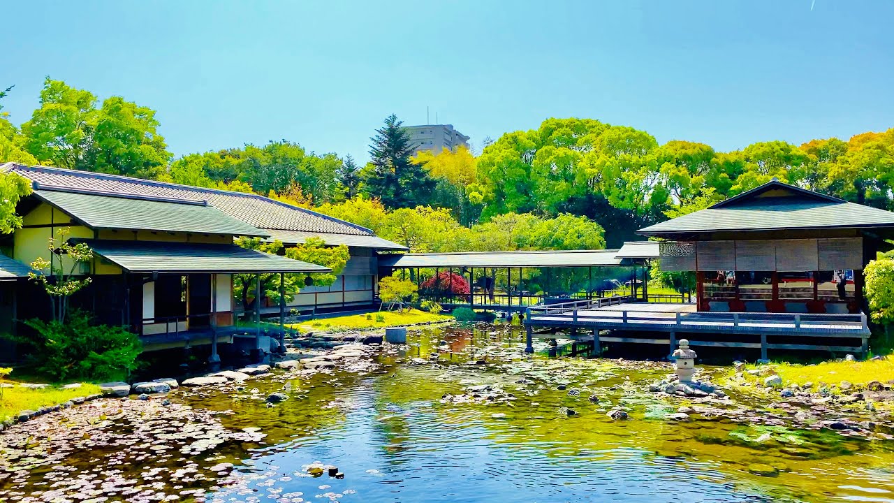 Embark on an enchanting walking tour through Shirotori Garden.