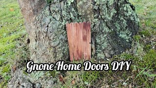 Mini Gnome Garden Doors DIY