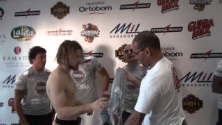 Momento pesagem | Jungle Belt 70kg | Lucio Curado vs. Sean Cubby