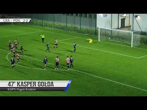 2021-10-28 Cracovia II Kraków - KSPN Pogoń Kraków 2-6 I Liga Trampkarz - Skrót meczu