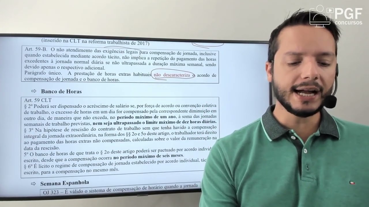 Direito do Trabalho - Duração do trabalho - 02