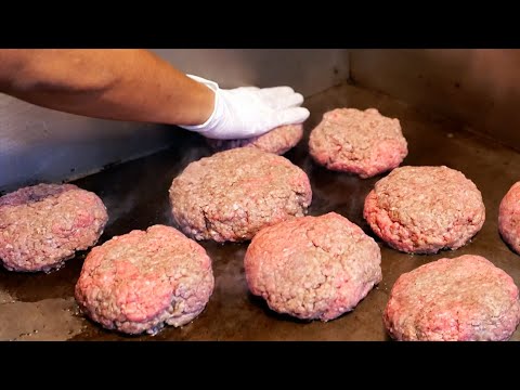 Amerikanisches Essen - Riese 1 kg Hamburger New York Amerika